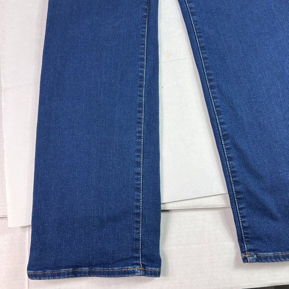 Not Your Daughters Jeans Women's 36x31* Marilyn Straight Dark Blue Denim Tag 16 - Picture 6 of 16